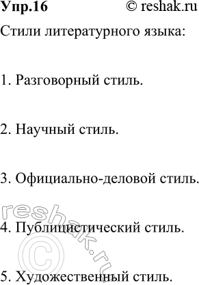 Изображение 16. Заполните схему «Стили литературного языка».Вариант ответа 1Стили литературного языка:1. Разговорный стиль.2. Научный стиль.3. Официально-деловой...